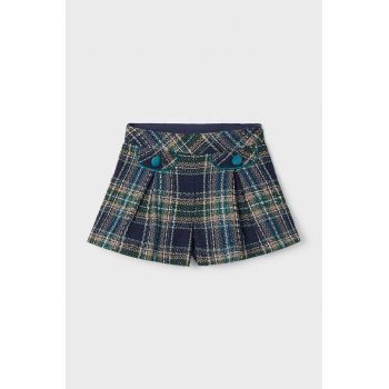 Mayoral pantaloni scurti copii culoarea turcoaz, modelator, 4217