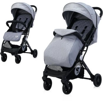 Carucior Fiorano Roti Fata Pivotante Centuri Prindere 5 Puncte Grey