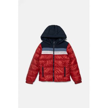 Pepe Jeans geaca copii OLDEN culoarea rosu, PB401284