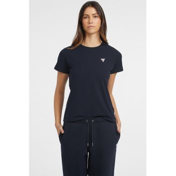 Tricou cu decolteu la baza gatului ieftin
