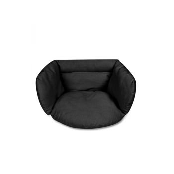 Perna pentru leagan tip cuib, Ikonka, cu captuseala moale, dimensiune 56 x 63 x 36 cm, Black