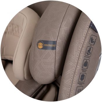 Scaun auto Chipolino Supreme cu sistem Isofix I-Size 40-150 cm macadamia