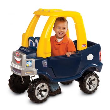 Masinuta camion pentru copii Little Tikes Cozy Coupe, actionata cu picioarele, roti frontale ce se rotesc 360 grade, porbagaj cu usa rabatabila, recomandat copiilor de la 18 luni