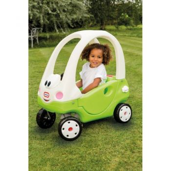 Masinuta pentru copii fara pedale Little Tikes Cozy Coupe, actionata cu picioarele, rotile frontale se pot roti 360 grade