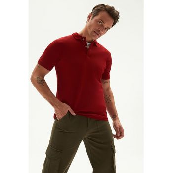 Tricou polo din bumbac pique