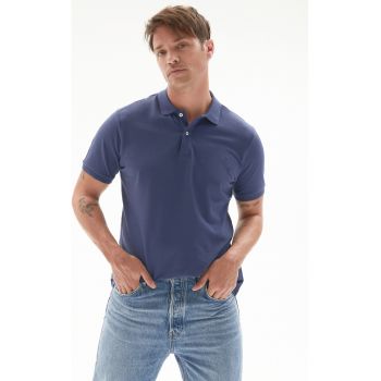 Tricou polo din bumbac pique