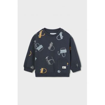 Mayoral bluza bebe culoarea albastru marin, modelator, 2462