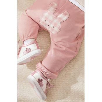 Mayoral Newborn pantofi pentru bebelusi culoarea roz, 9790