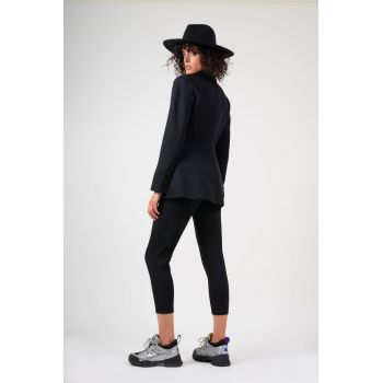 Costum slim fit negru