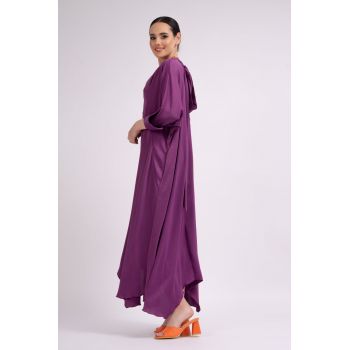 Rochie maxi mov intens