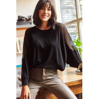 Bluza cu segmente din plasa 121795