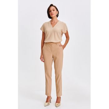 Pantaloni lungi cu model uni