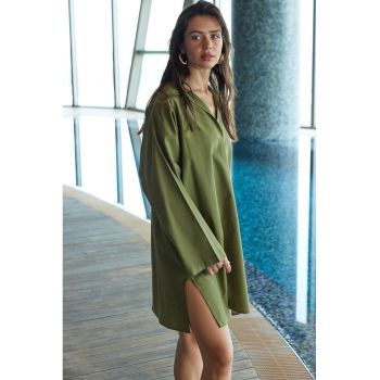 Rochie mini supradimensionata de bumbac