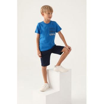Set de tricou de bumbac si bermude