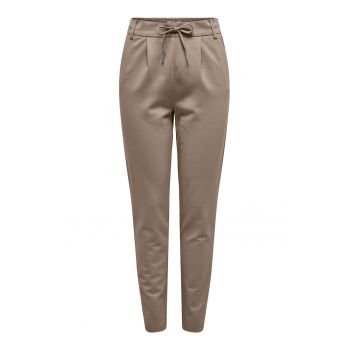 Pantaloni conici cu snur in talie