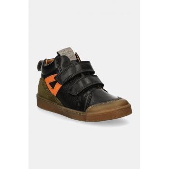 Froddo incaltaminte din piele pentru copii ROSARIO HIGH-TOP culoarea negru, G2110134 Froddo incaltaminte din piele pentru copii ROSARIO HIGH-TOP culoarea negru, G2110134