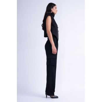 Pantaloni Cargo Negri