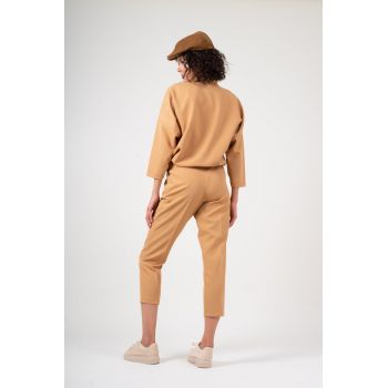 Bluza camel oversized