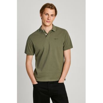 Tricou polo din bumbac pique