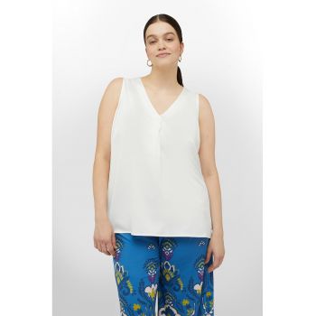 Bluza cu decolteu in V - fara maneci
