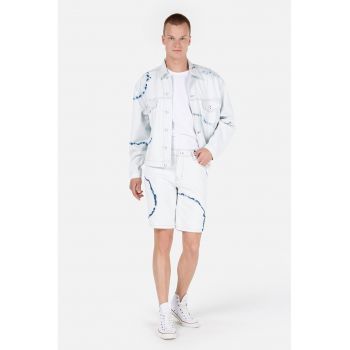 Bermude regular fit din denim David de firma originali