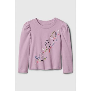 Bluza cu imprimeu - din bumbac organic