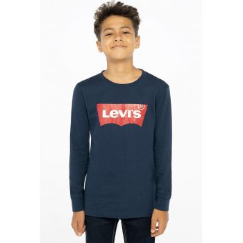 Bluza din bumbac cu imprimeu logo