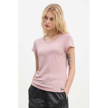 G-Star Raw tricou din bumbac femei, culoarea roz ieftin