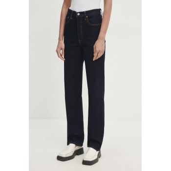Levi's jeansi RIBCAGE FULL LENGTH femei high waist, 79078