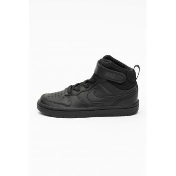Pantofi sport mid-high cu insertii de piele Court Borough 2