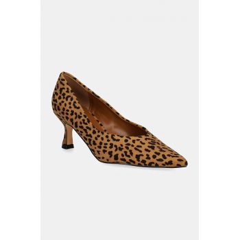 Answear Lab pantofi cu toc culoarea maro ieftini