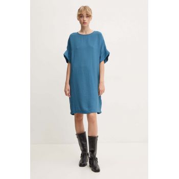 Bruuns Bazaar rochie CressBBGigi dress culoarea turcoaz, mini, oversize, BBW3477N ieftina