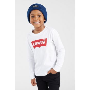 Bluza din bumbac cu imprimeu logo