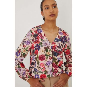 Medicine bluza femei, culoarea bej, modelator