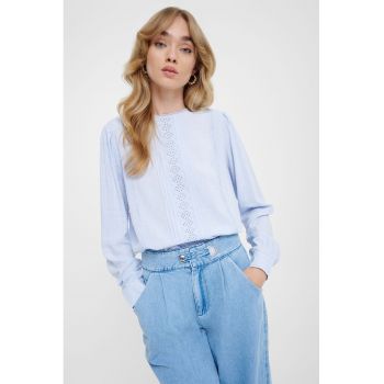 Bluza cu dantela Sangallo brodata