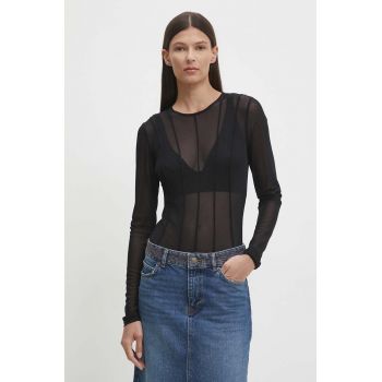 Remain body Bodysuit With Cutlines femei, culoarea negru, neted, 501946100