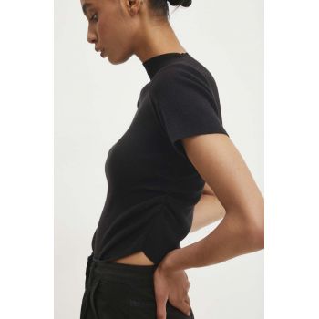 Answear Lab pulover culoarea negru, light, cu turtleneck