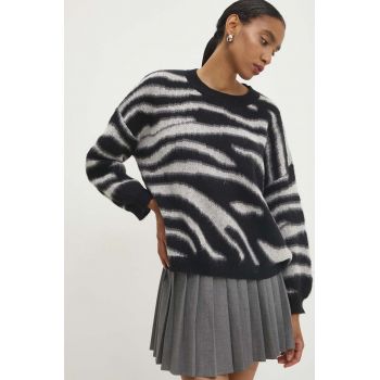 Answear Lab pulover de lana culoarea negru
