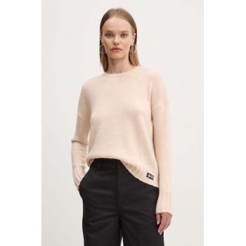 Superdry pulover din amestec de lana femei, culoarea portocaliu, light, W6110567A-C4F ieftin