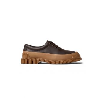 Pantofi de piele cu talpa striata Pix