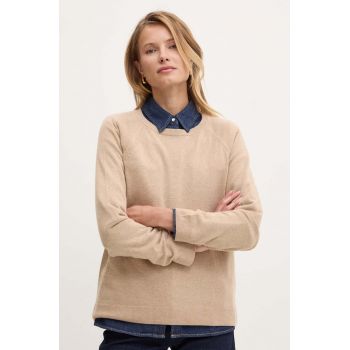 United Colors of Benetton pulover din amestec de lana femei, culoarea bej, light, 1035D1P17
