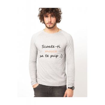 Bluza gri - barbati - Scoate-ti masca