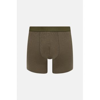 Icebreaker lenjerie functionala Merino 125 Cool-Lite Anatomica culoarea verde, IB0A571V0691