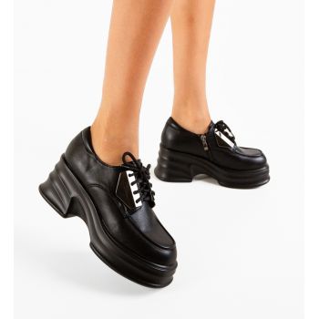 Pantofi casual dama Barteon Negri