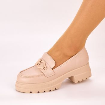 Pantofi Casual Dama Bej Halta ieftini