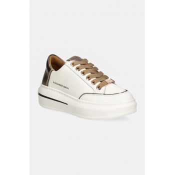 Alexander Smith sneakers Lancaster culoarea alb, ASBALSW1805WAR