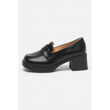 Pantofi loafer cu varf patrat