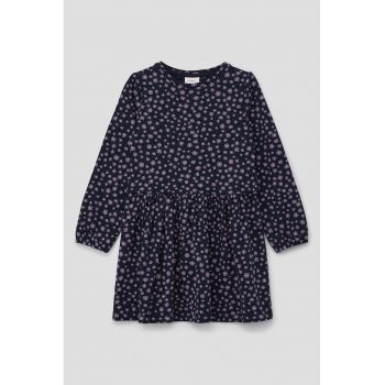 Rochie evazata cu imprimeu floral