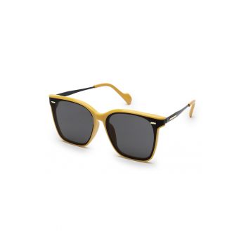 Ochelari de soare patrati cu model in doua tonuri Ochelari de soare patrati cu model in doua tonuri