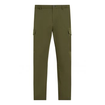 Pantaloni chino cargo cu croiala conica